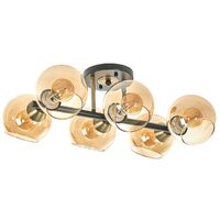 Candelabru FUNKY, NEGRU, 6XE27, 2503/6