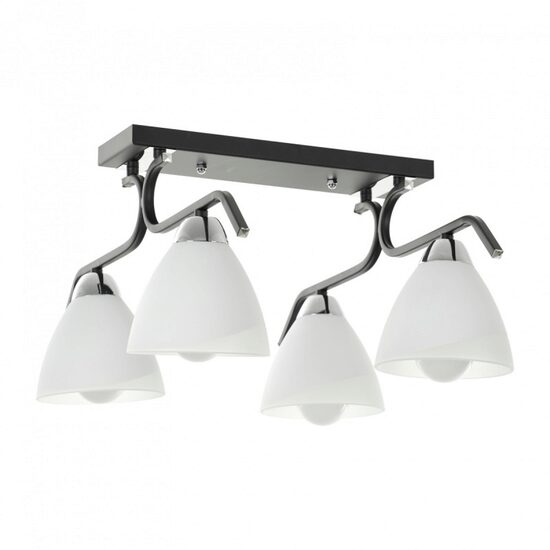 Lustra  Emu, negru, 4XE27, el 2380/4 BK/CR