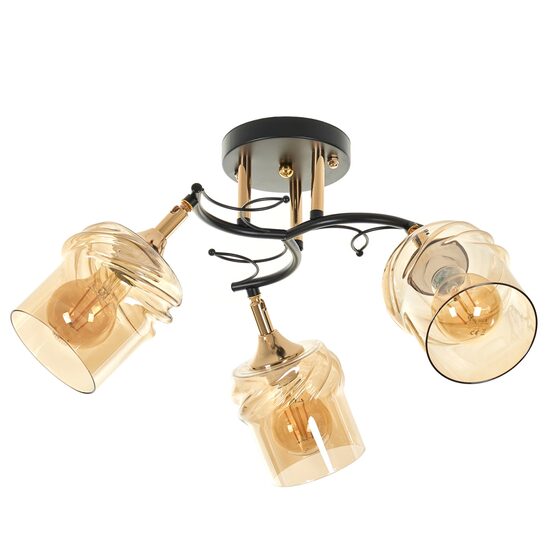 Candelabru JESSICA, NEGRU, 3XE27, 2602/3