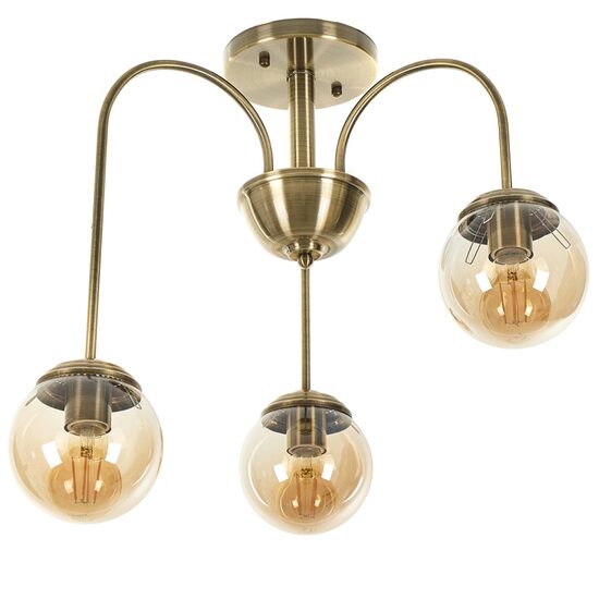 Candelabru DOHA, BRONZ, ELBULGARIA, 3XE27, 2428/3