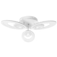 Plafoniera ISSA, ALB, LED 80W, 3000K-4000K-6000K, 2486/80W