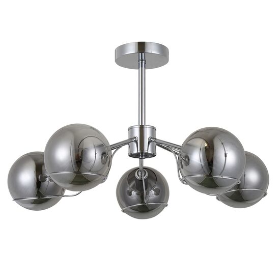 Candelabru SPACE, CROM, 5XE14, 2631