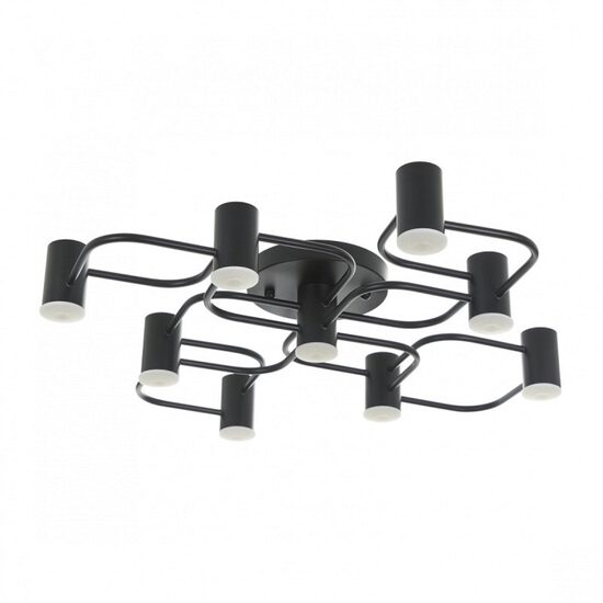 Plafoniera ATOM, NEGRU, LED 9X5W, 4000K, 2186/9 BK