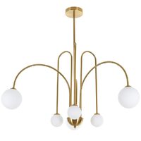 Candelabru LUMOS, AURIU, ELBULGARIA, 6XG9, 2418/6 GD