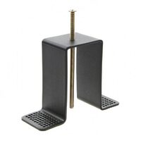 Placa, montaj pentru sina, NEGRU, 2044D