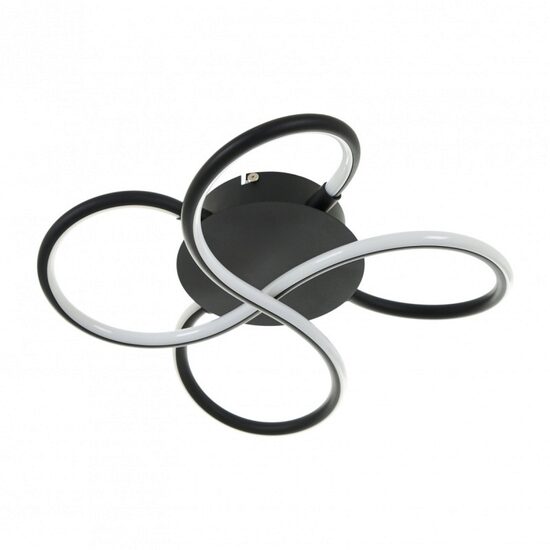 Aplica tavan BLAKE, NEGRU, LED 36W, 3000K-4000K-6000K, 2292 BK