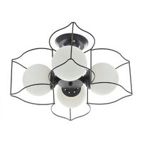 Candelabru CARIBBEAN, NEGRU, 4XE27, EL 2004/4 BK