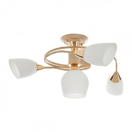 Candelabru FONTANA, AUR ALB, 4XE27, EL 2003/4 YG