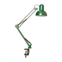 Lampa de birou SCHOOL CLIP, VERDE, 1XE27, EL 566 GR