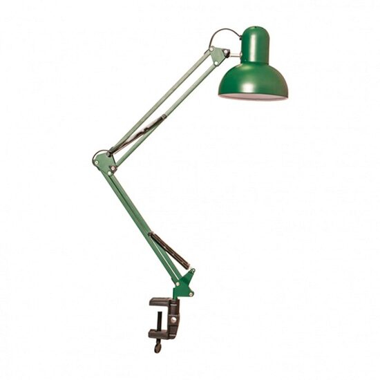Lampa de birou SCHOOL CLIP, VERDE, 1XE27, EL 566 GR