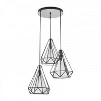 Candelabru RUBI, NEGRU, 3XE27, EL 1561 / 3P R