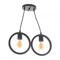 Candelabru LARGO R, NEGRU, 2XE27, EL 2001/2 BK