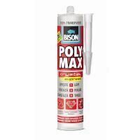 Adeziv si etanseizant de constructii, universal, BISON Poly Max Cristal Express trs. MS polimer 300g, 428977