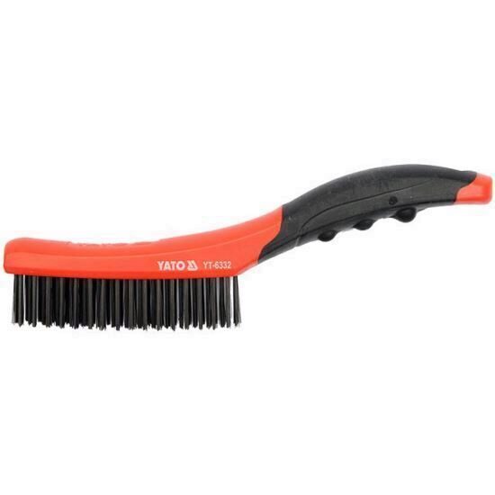 Perie sarma maner plastic 4 randuri 260 mm Yato Yt-6332