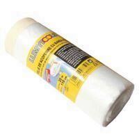 Folie de acoperire cu banda adeziva, 110cm , 20m, Lumytools LT07750
