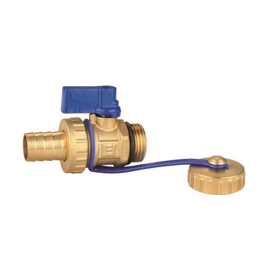Robinet de golire 1/2" FE, maner albastru, finisaj crom EVERPRO RB-EA12B
