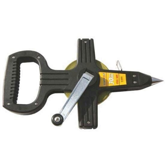 Ruleta geodezica, banda metalica, 50 m x 10 mm, Lumytools LT12515