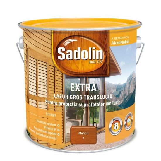 Lazura Sadolin extra mahon 3 L