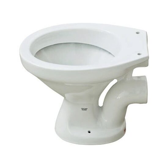 Vas WC din ceramică sanitară CIL 2005, evacuare laterală (orizontală), montaj pe pardoseală, alb, 35,5 × 45,5 × 39 cm, finisaj lucios