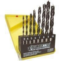 Set 8 burghie pentru lemn, 3 - 10 mm