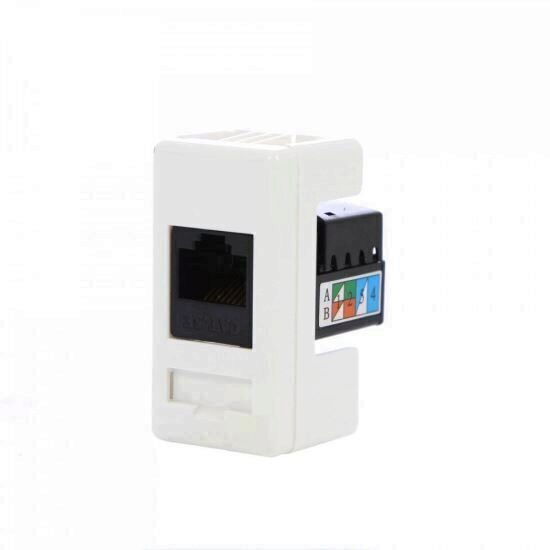 Priza RJ45, modulara, 1M, Alb, GW20271