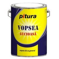 Vopsea alchidica interior / exterior PITURA pentru lemn/metal/zidarie GRI METAL 4 L