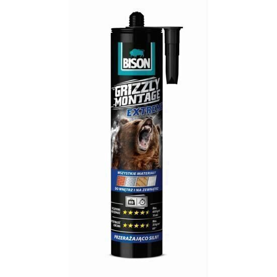 Bison Grizzly Montage Extreme alb MS polimer 490022 435g
