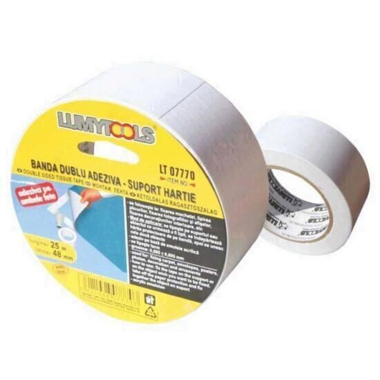 Banda dublu adeziva - suport hartie 25m X 48mm LT07770