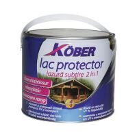 Lac protector pentru lemn interior / exterior KOBER lazura subtire 2 in 1 TEAK 2.5 L