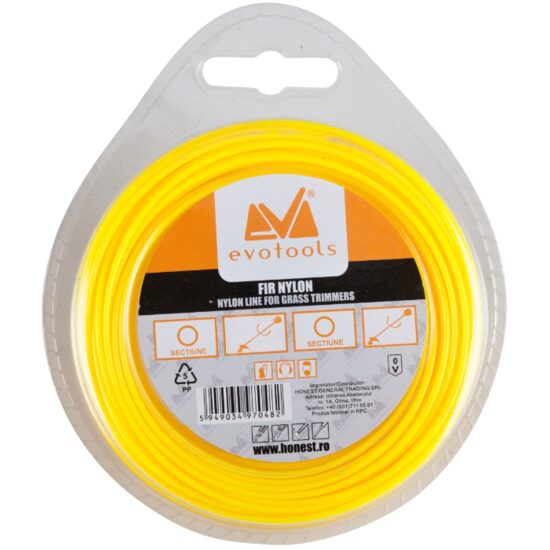 Fir nylon S: rotund 2.4mm x 15m - 654090