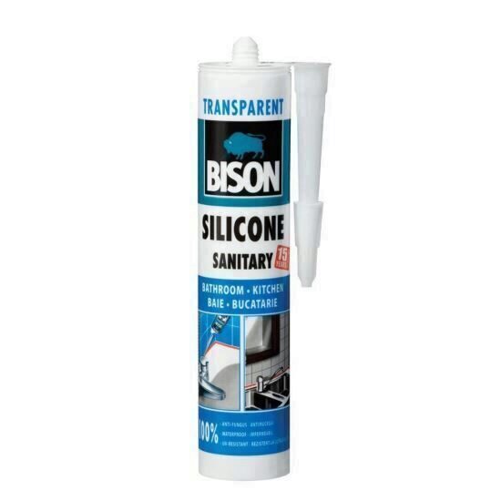 Bison Silicon Sanitar transp. 423006 280ml