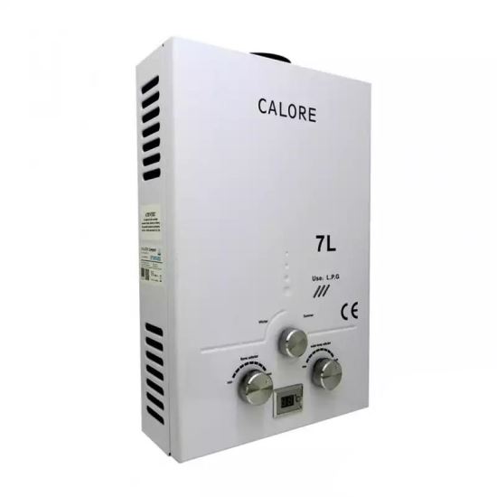 Instant apa calda pe GPL, GN Calore TN7, debit apa 7 litri/minut, Alb