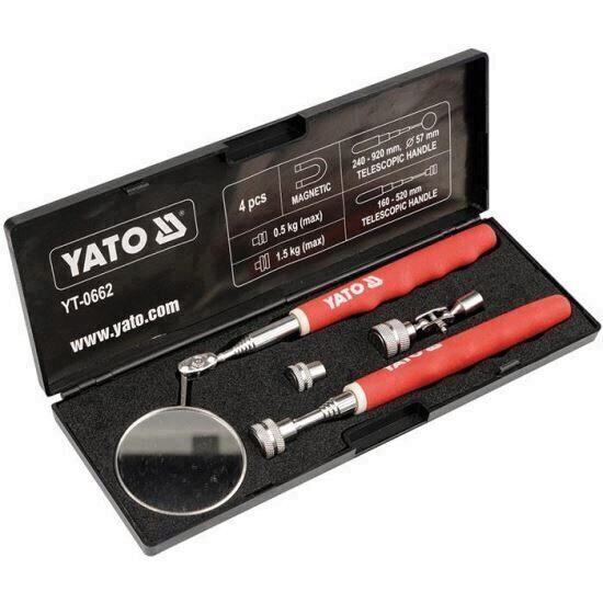 Set control oglinda + tija magnet 4 buc Yato Yt-0662