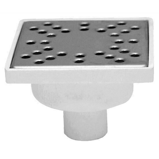Sifon vertical patrat pentru pardoseala La[mm]: 150; D[mm]: 50 EVOSANITARY 671225