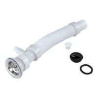 Ventil cu dop + sifon flexibil cu iesire la masina de spalat 1.1/2" Ø40 EVERPRO EVP-SFT112