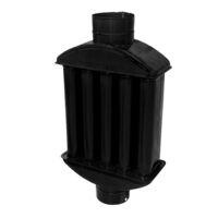 Recuperator caldura D120 negru mat - 651801
