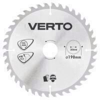 Lama circulara fierastrau 190x30 mm, 40 dinti VERTO 61H124