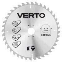 Lama circulara fierastrau 250x30 mm, 40 dinti VERTO 61H134