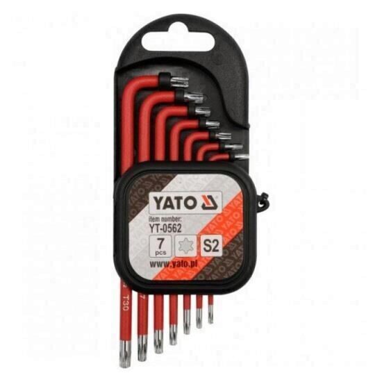 Set 7 chei torx S2 T9-T30 Yato Yt-0562