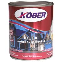 Vopsea alchidica alb polar Kober IDEEA 0.75 L