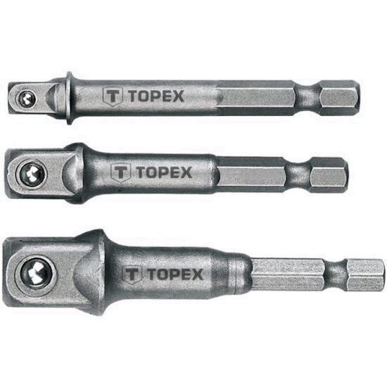 Adaptor 1/4", 3/8", 1/2",  3 piese TOPEX 38D151