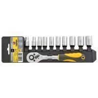 Set tubulare 11 piese 1/4" TOPEX 38D650