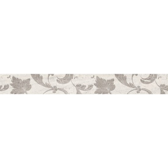 Piesa decorativa 2616 NOVE LEAVES LIGHT GREY 6x50 cm