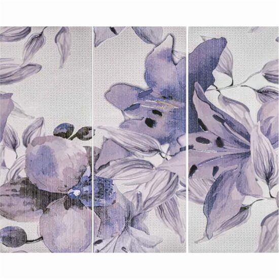 Piesa decorativa 2462 VIOLA FLOWERS LILA 50x60 cm