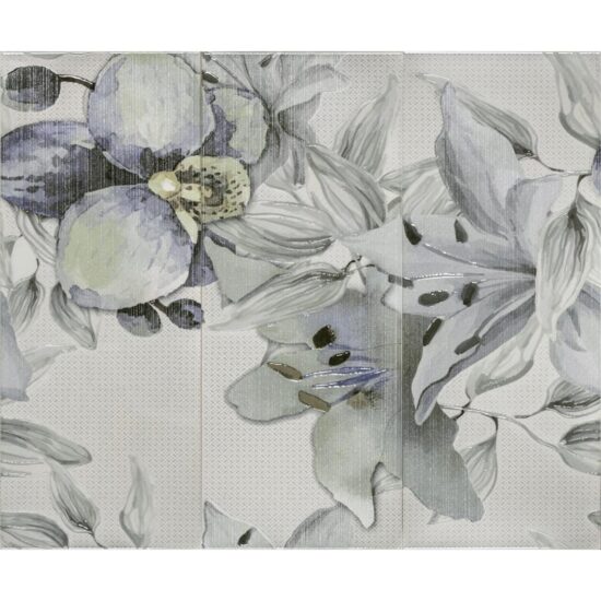 Piesa decorativa 2464 VIOLA FLOWERS GREEN 50x60 cm