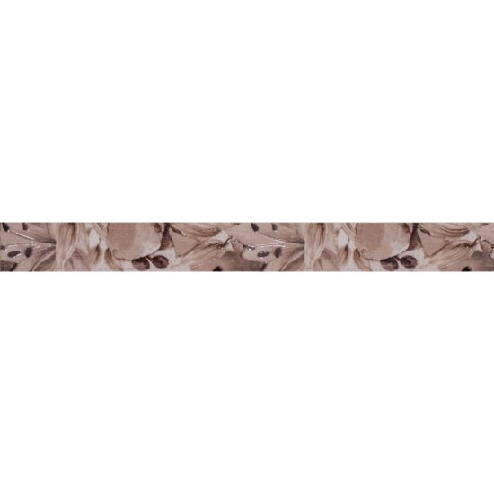 Piesa decorativa 2466 VIOLA FLOWERS BROWN 5x50 cm