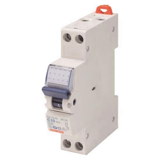 Intrerupator automat 1P+N 4.5kA C 1 modul GEWISS