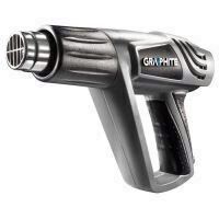 Pistol aer cald 2000W cu accesorii 5 piese GRAPHITE 59G524