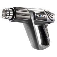 Pistol aer cald 2000W cu accesorii 5 piese GRAPHITE 59G522