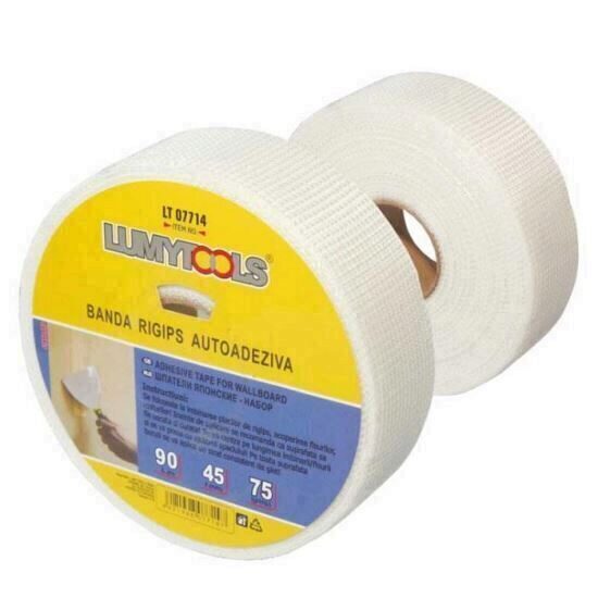 Banda fibra sticla pentru rigips 45 mm x 20M LUMYTOOLS LT07710